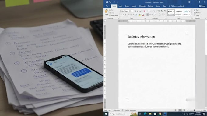 do fast typing, retype scanned documents, edit ms word,