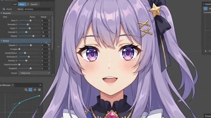 design rig pro vtuber characters live2d 3d streaming avater vtuber model rigging