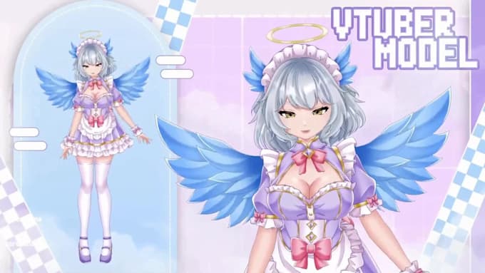 design and rig custom live2d vtuber model 3d vtuber streaming vrm avatar rigging