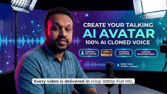 clone your voice and create a custom ai talking avatar