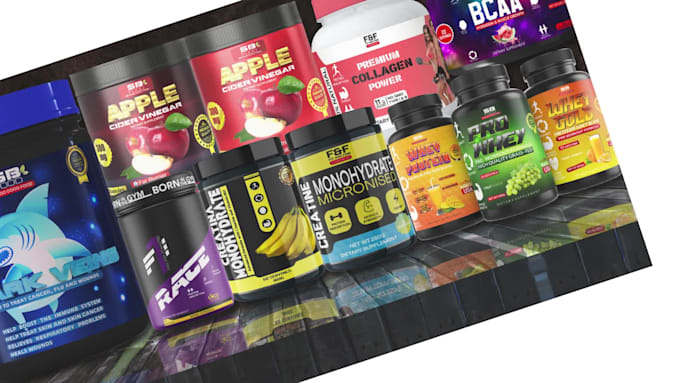make supplements, product labels and peptide label design