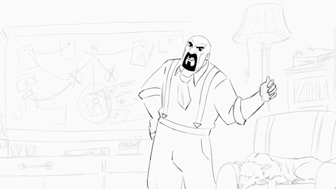 create hand drawn, 2d frame by frame or 2d traditional animation