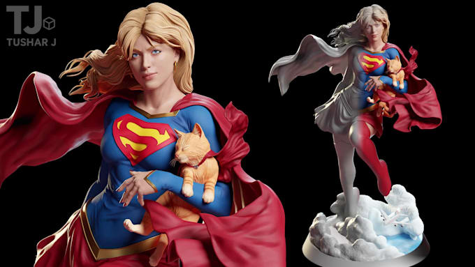 sculpt a 3d character, action figure or bust for 3d printing