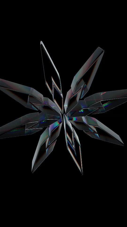 make your logo in a 3d effect glass and video