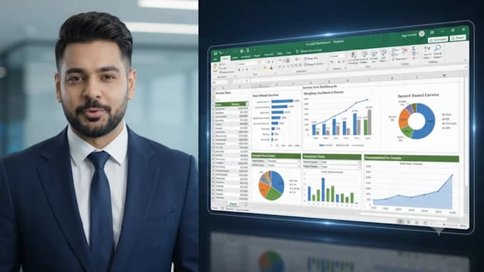 clean messy data, fix formulas, and build custom excel dashboards