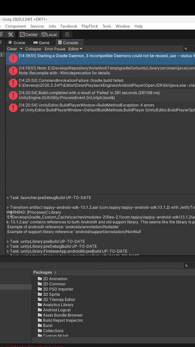 fix bugs in your unity 2d and 3d game android ios PC