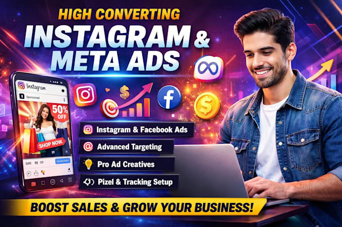 Run high converting instagram ads campaign and manage meta ads by ...