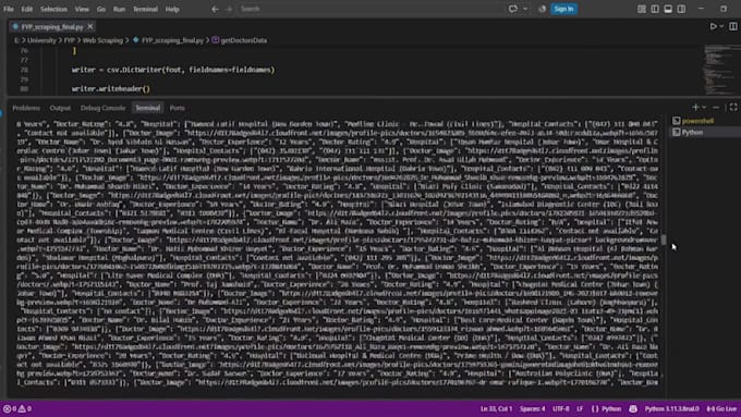 scrape static websites and deliver clean CSV or PDF