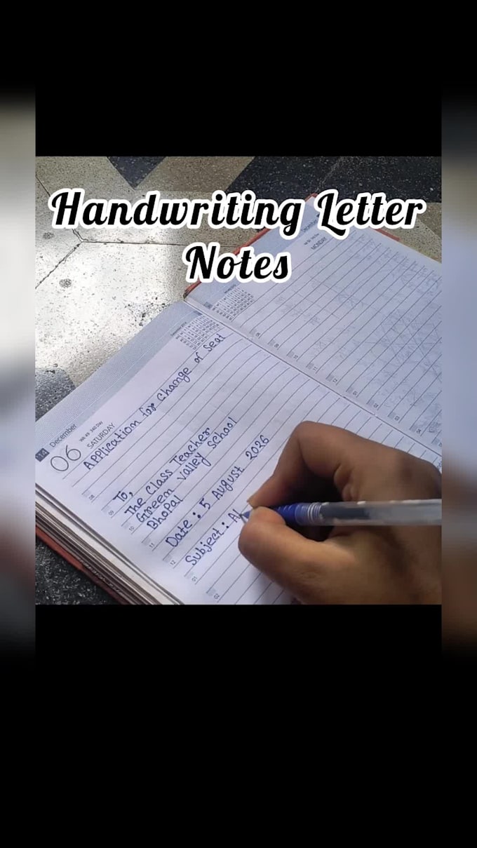 write handwrite anything in beautiful neat writing