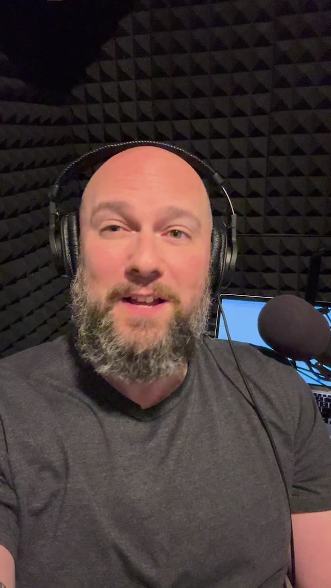 record a professional, natural voice over for your project