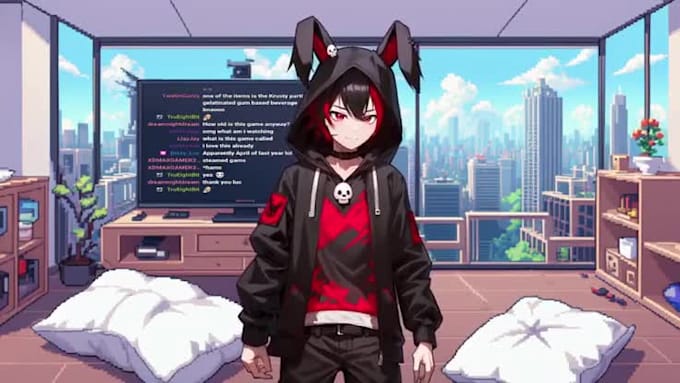 create a vtuber model, anime avatar, live2d model and vtuber rigging