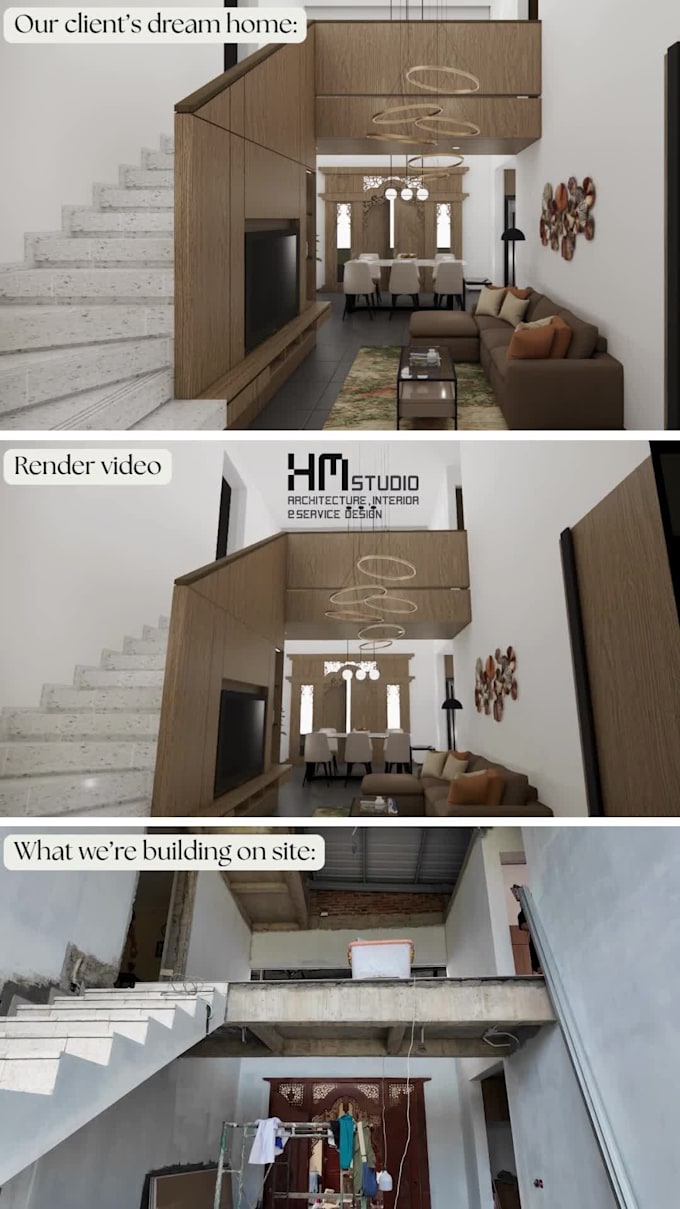 create 3d renders and construction drawings for your home