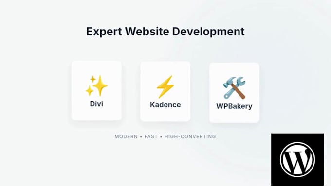 build, design or redesign divi wordpress website, divi 5