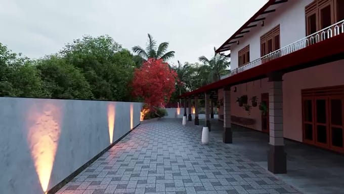create professional 2d house plan and realistic 3d house rendering