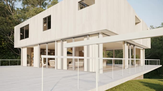 visualize your exterior house with stunning 3d render