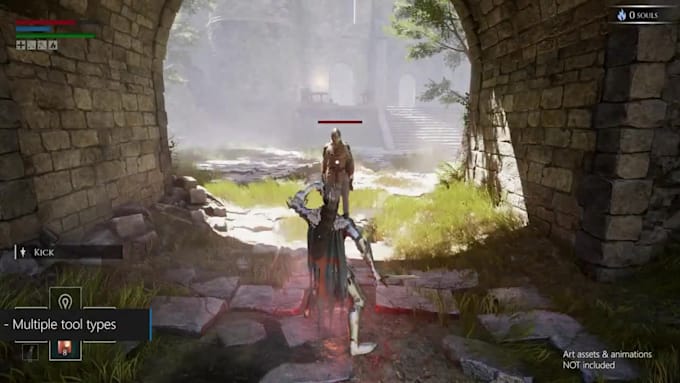 unreal engine game for open world game environment, survival gameplay prototype