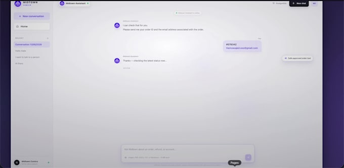 build shopify ai customer support chatbot with order tracking