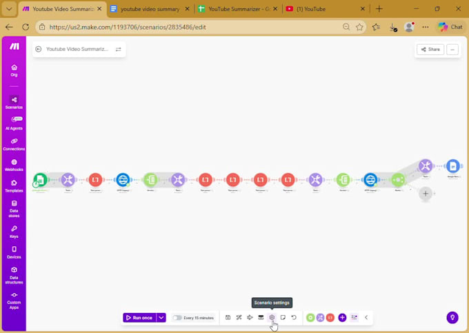 make automation using make com automation tool