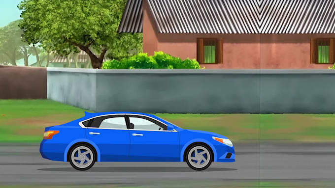 create 2d horror animation, cartoon stories, horror series