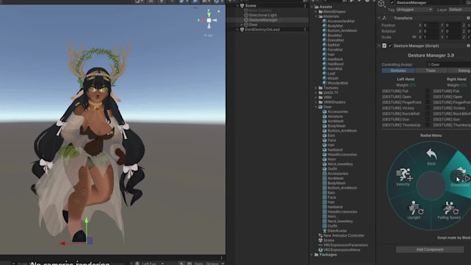 create custom 3d vtuber model for vseeface unity and vrchat