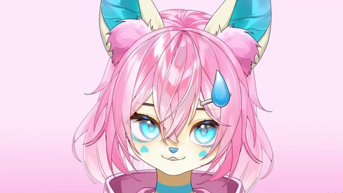 create and rig a furry live2d vtuber model for streaming