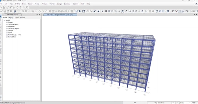 do the analysis and design of structure using etabs and sap 2000