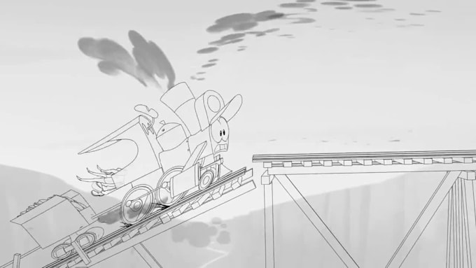 create 2d traditional hand drawn frame by frame animation, 2d cartoon animation