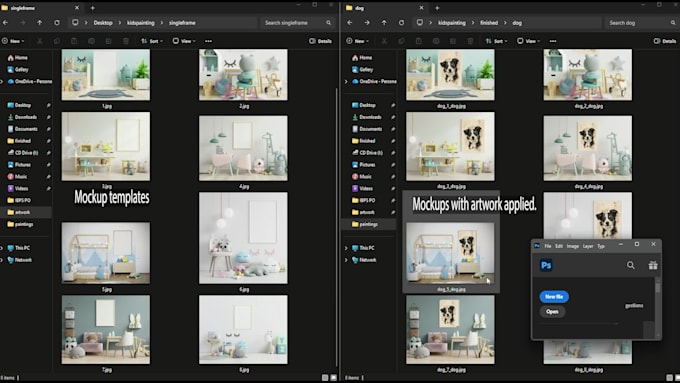 build custom automation tools for etsy sellers mockups, batch processing