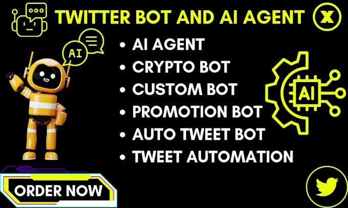 do custom twitter bot tweet automation ai agent open ai chatgpt api x bot