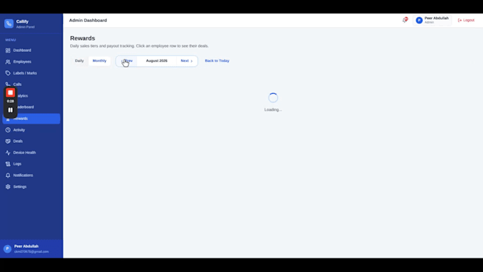 build a custom call tracking web and mobile app