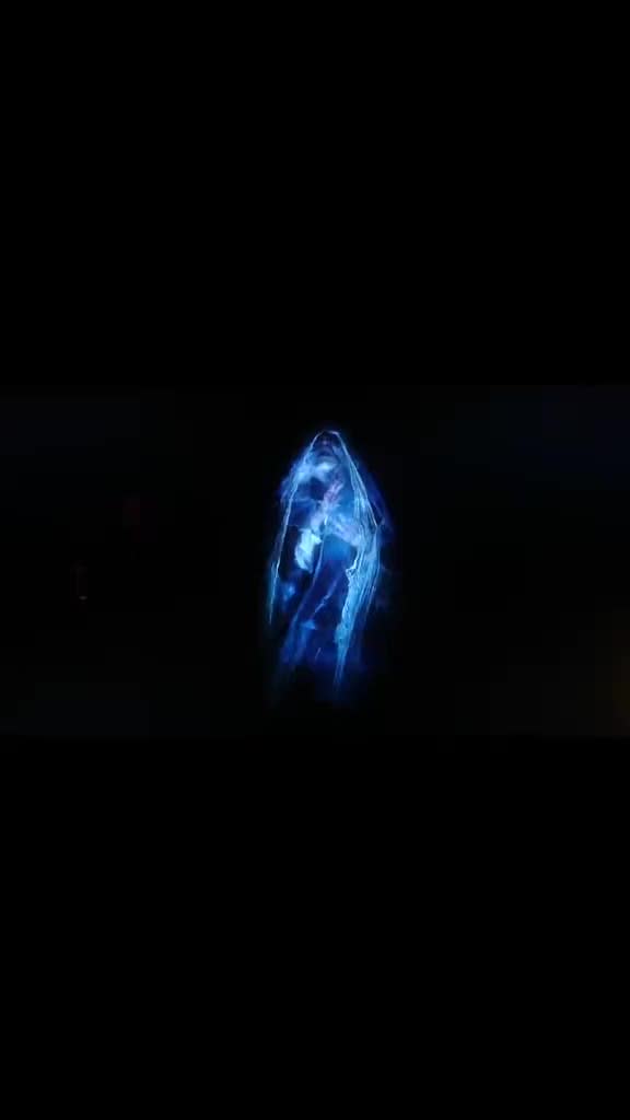 create  hologram animation, projection mapping visuals, and spooky halloween