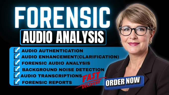 forensic audio analysis, authentication, voice identification, audio enhancement