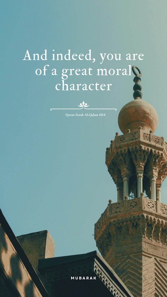 create editable islamic posts quotes, and videos