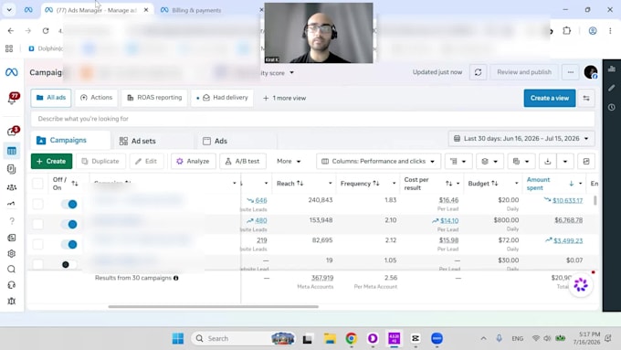 manage your facebook ads lead generation campaigns