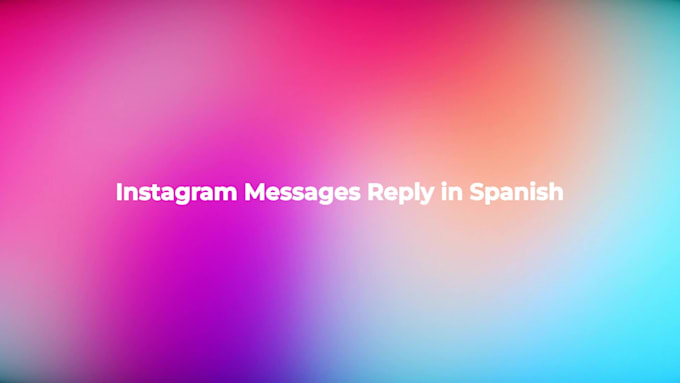 reply to instagram messages in spanish