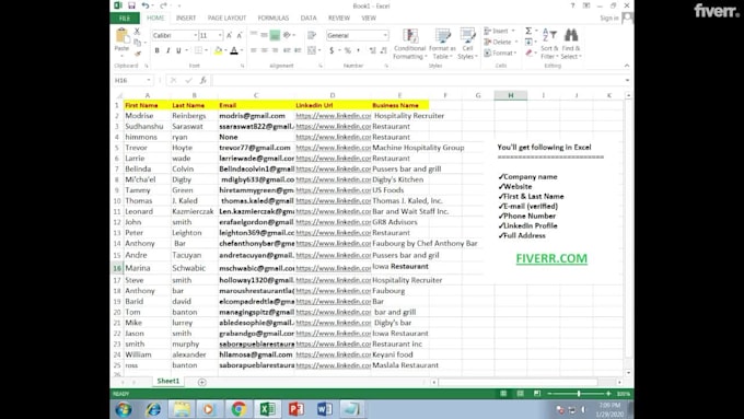 do b2b lead generation and email scraping
