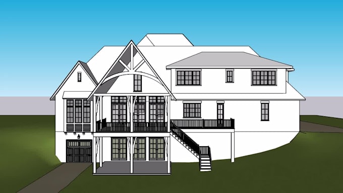 do sketchup 3d models with renders