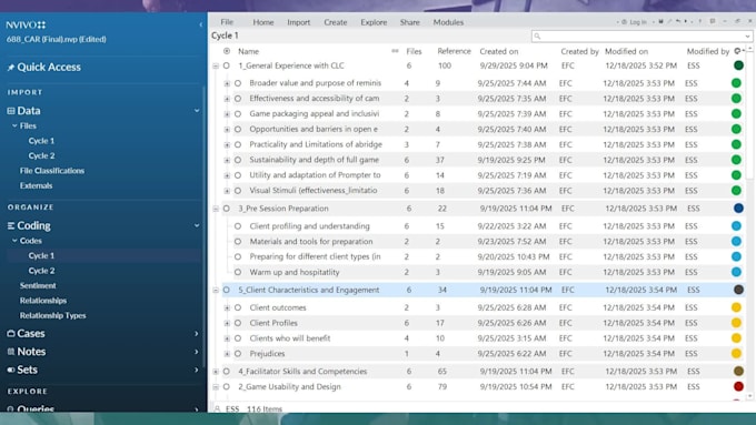 conduct qualitative research, thematic and sentiment analysis using nvivo maxqda