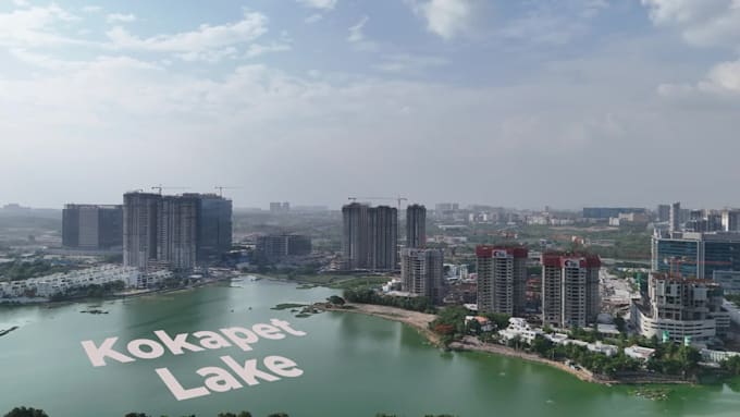 do real estate and drone video editing with motion graphics