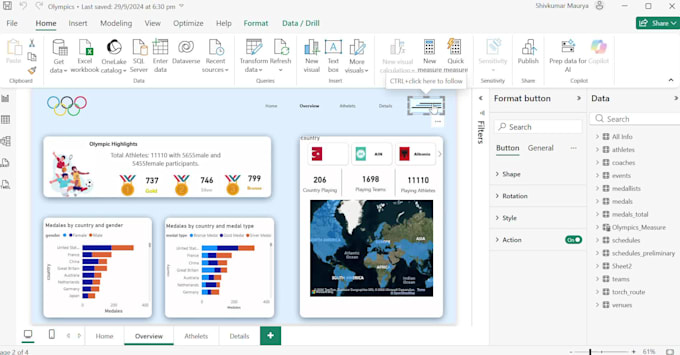 power bi dashboard developer