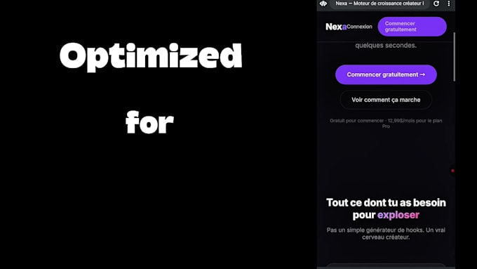 create a modern responsive dark mode landing page