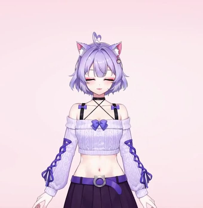 vtuber model vtuber rigging vtuber live 2d vtuber model live2d character design
