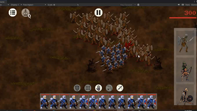 develop 2d gameplay systems and ai and mechanics in unity