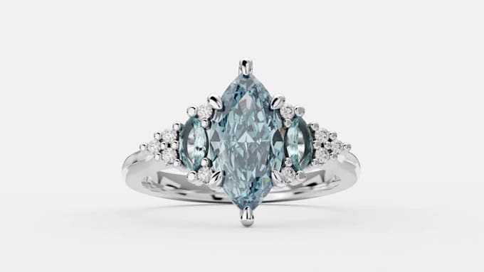 create a bespoke jewellery cad model and rendering