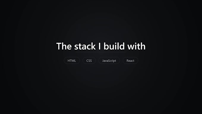 do custom website, full stack website as software developer