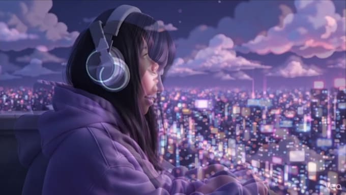 create lofi animated music videos