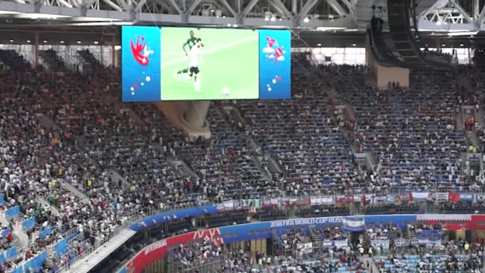 do football stadium arena led animation and stadium led ads