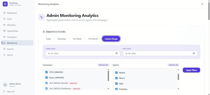 build an agent management and recovery system