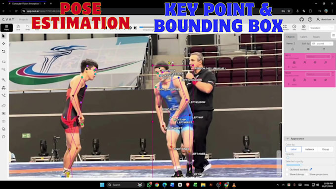 do keypoint, pose estimation and bounding box for ai