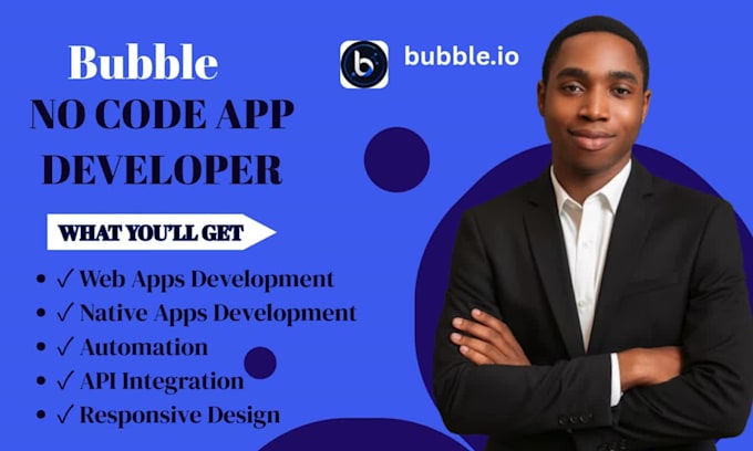 be your bubble io developer for web apps, mvp, and no code saas
